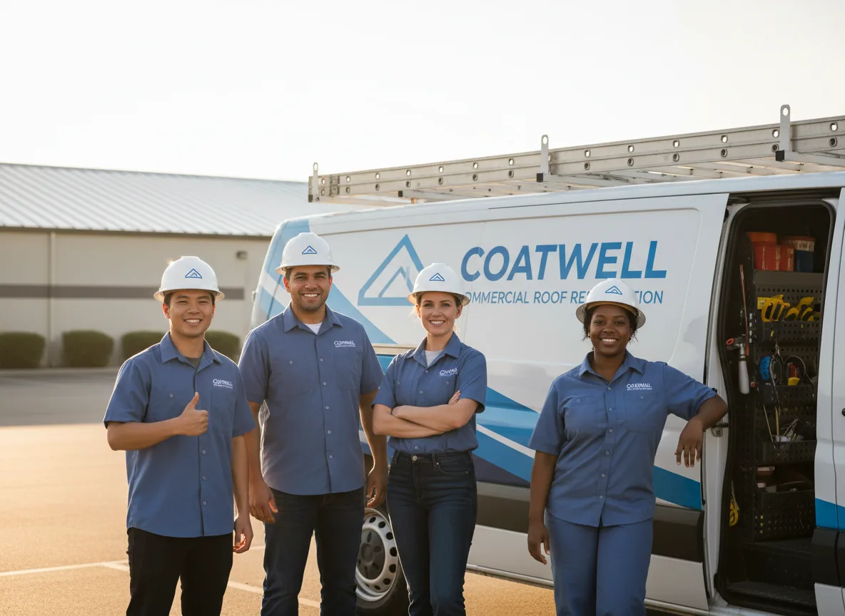 Commercial roof coating company in Latham, MO